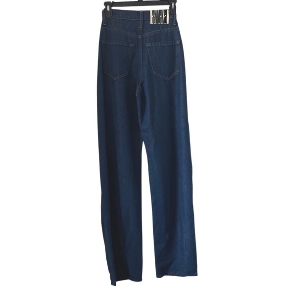 Mother Snacks Barrel Leg Kegger Heel Jeans In Wash Your Plate Size 23 - Picture 3 of 13